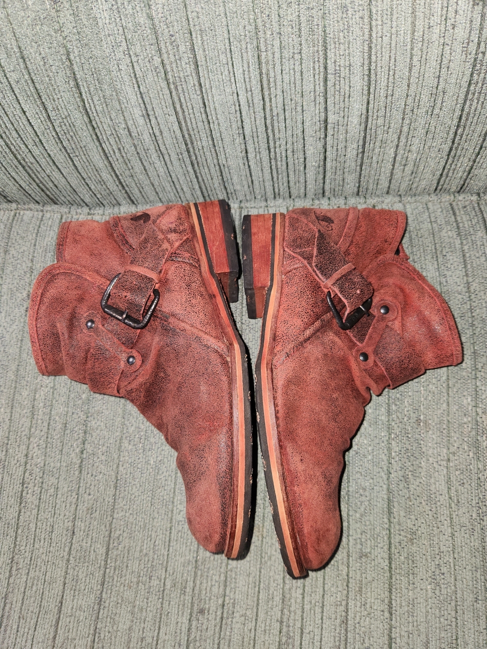 🍉Felmini 40 Ankle Booties in Rusty Red. - Picture 8 of 8